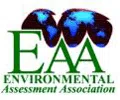 Eaa environmental assessment association logo for disaster restoration company.